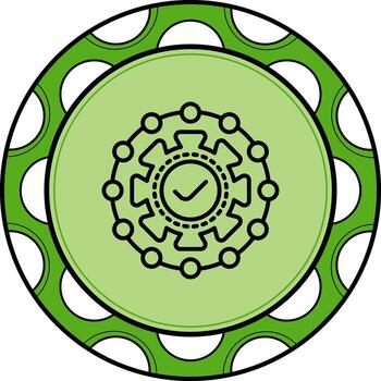 integración elegante plano diseño objeto vector