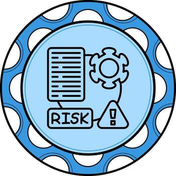Risk Unique Design Element vector