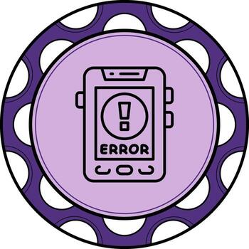 Error Functional UI Design Asset vector