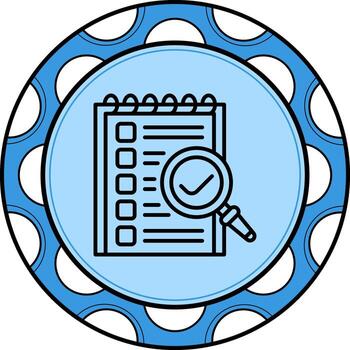 Checklist Balanced Modern Design Element vector