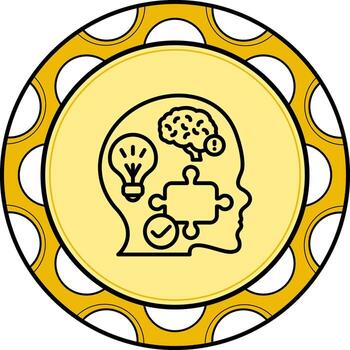 Problem Solving Dynamic Creative Art Layout vector