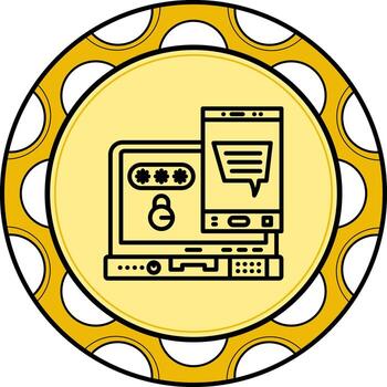 Authentication Professional UI Graphic Shape vector