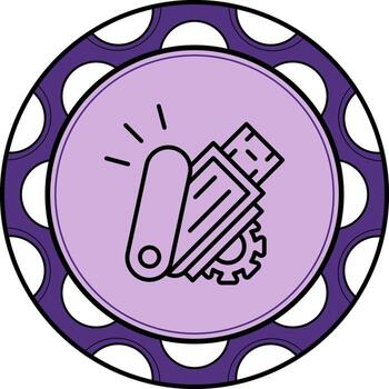 USB personalizado ui Arte diseño vector