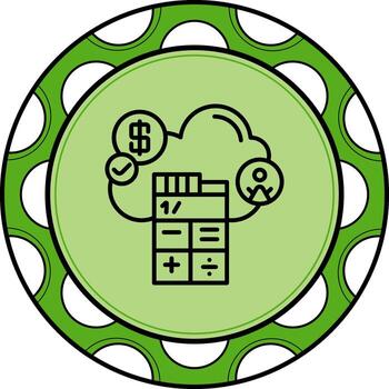 nube informática calcular innovador marca gráfico característica vector