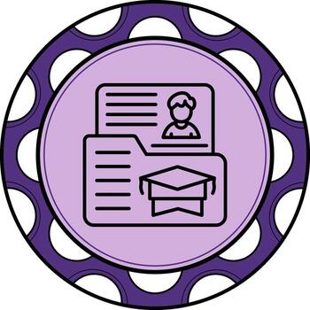 plan de estudios equilibrado web gráfico característica vector