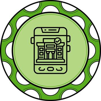 electrónico boleto personalizado gráfico característica vector