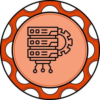 base de datos prima creativo diseño elemento vector