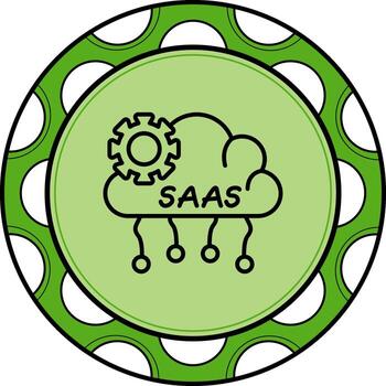 SaaS Stylish UI Design Layout vector