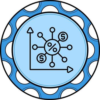 Compound Interest Refined Modern Design Object vector