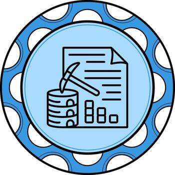 Data Mining Stylish UI Design Layout vector