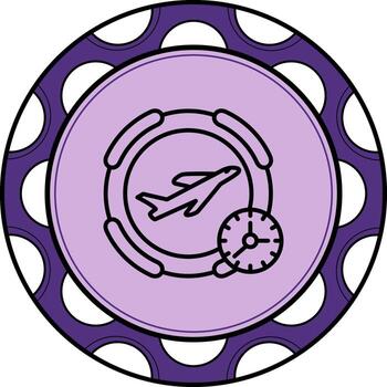 Delayed Unique Web Design Object vector