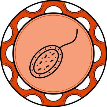 Euglenid Dynamic Modern Design Element vector