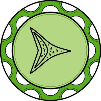 Phaeodactylum Tricornutum Stylish UI Design Layout vector