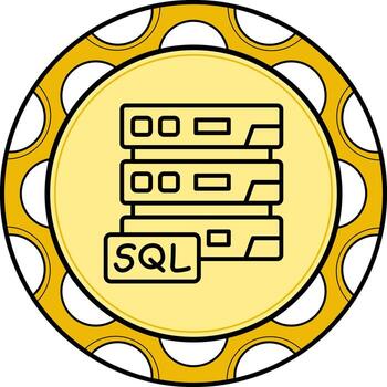 Sql Server Dynamic Creative Design Feature vector