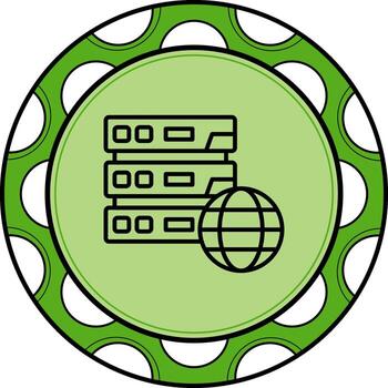 Hosting Server Minimal Professional Graphic Layout vector