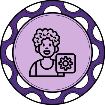 usuario ajuste moderno ui gráfico característica vector