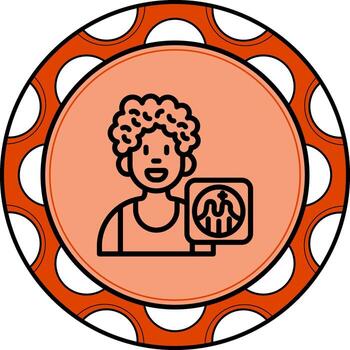 User Graph Custom UI Art Layout vector