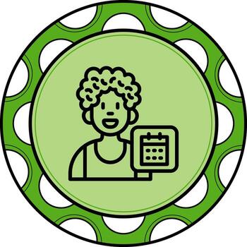 User Calendar Unique Design Element vector