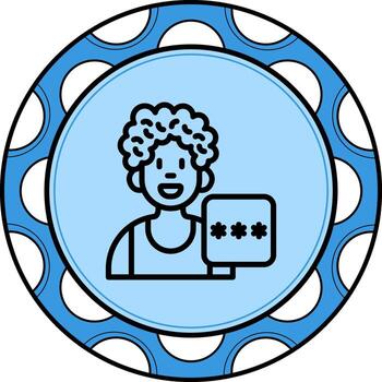 usuario alfiler código profesional creativo Arte diseño vector