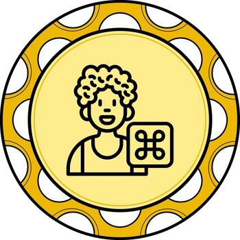 usuario mando elegante moderno gráfico diseño vector