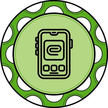 Mobile Attachment Innovative Branding Graphic Object vector