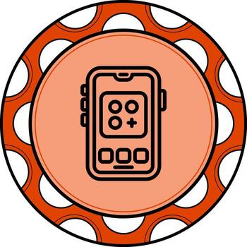 Mobile App Custom Graphic Feature vector