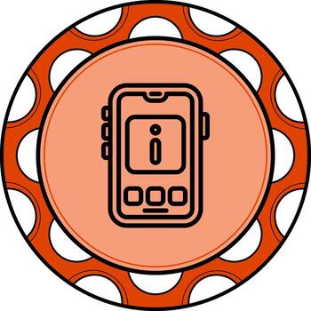 Mobile Info Dynamic Web Art Feature vector