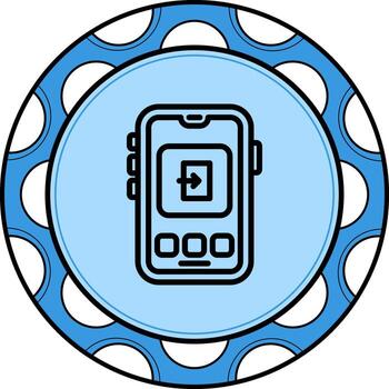 móvil salida creativo diseño concepto vector