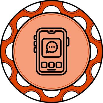 Mobile Chat Balanced Web Graphic Feature vector