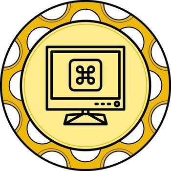 televisión mando equilibrado creativo gráfico objeto vector