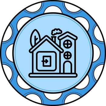 hogar salida único web diseño objeto vector