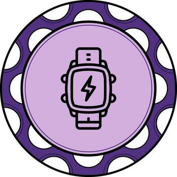 Smart Watch Current Innovative Flat Design Object vector