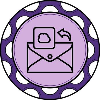 correo electrónico nube alto calidad diseño objeto vector