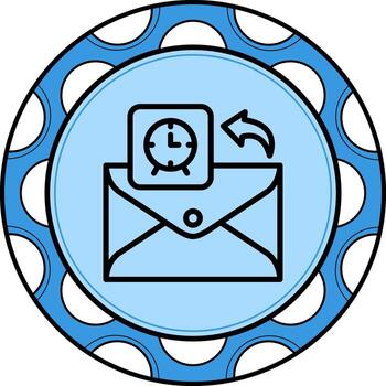 Email Clock Dynamic Creative Design Feature vector