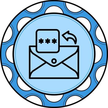 correo electrónico alfiler código único web diseño objeto vector