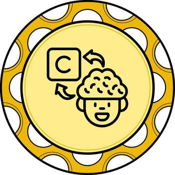 Brain Copyright Custom UI Art Layout vector