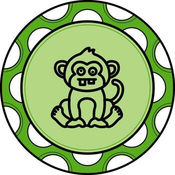 Ugly Monkey High Quality Design Object vector