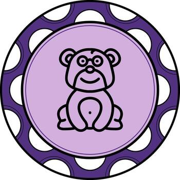 oso nerd alto calidad diseño elemento vector