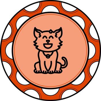 cansado gato innovador plano diseño objeto vector