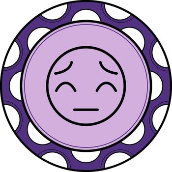 Pensive Functional UI Design Asset vector