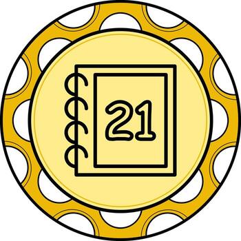 Math Twenty One Custom UI Art Layout vector