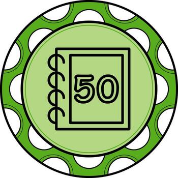 Math Fifty Dynamic Creative Art Layout vector