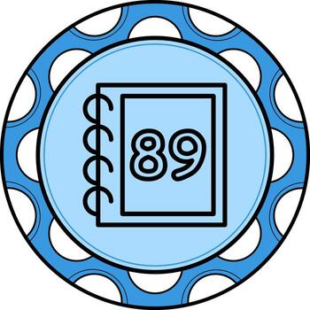 Math Eighty Nine Dynamic Digital Design Layout vector