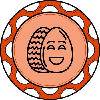 Easter Happy Egg Custom Modern Graphic Element vector