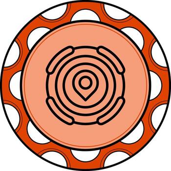 Location Unique Web Design Object vector