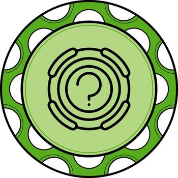 Question Unique Digital Design Object vector