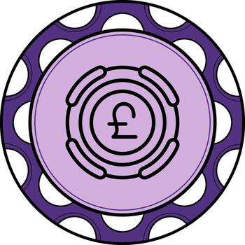 Pound High Resolution Graphic Feature vector