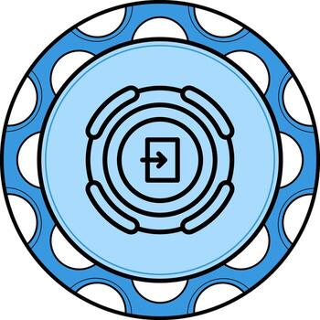 Exit Distinct Creative Design Form vector