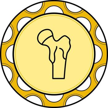 Labrum Elegant Flat Design Object vector