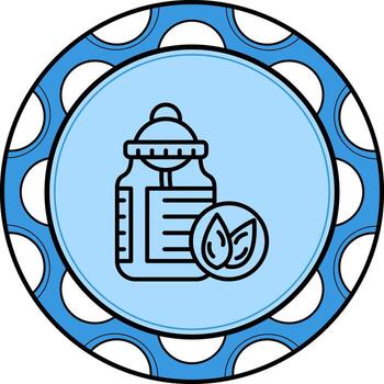 Almond Oil Dynamic Web Graphic Object vector